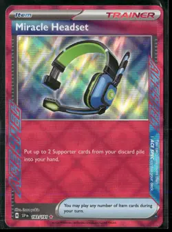 Pokemon - Miracle Headset 183/191 ACE SPEC Rare Surging Sparks NM - Image 1