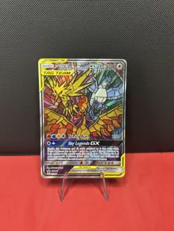 Pokemon 2019 - Moltres & Zapdos & Articuno GX SM210 - Sun & Moon Holo - Scratch! - Image 1