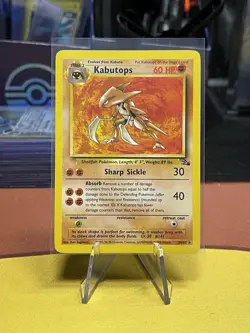 Pokemon Kabutops 24/62 Fossil Rare Unlimited Non Holo 1999 WOTC - Image 1