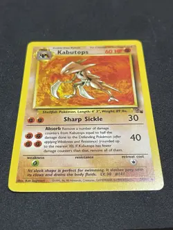 Pokemon Kabutops 24/62 Fossil Rare Unlimited Non Holo 1999 WOTC - Image 3