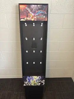 Obsidian Flames Pokemon SLEEVED BOOSTER Display with stand/hangers - Image 1