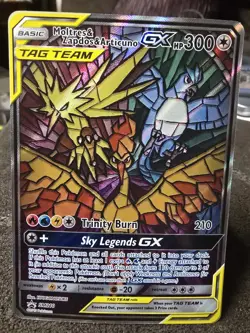 Moltres Zapdos Articuno GX SM210 - Pokemon Sun & Moon Black Star Promo NM - Image 3