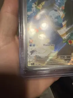 Oshawott Illustration Rare Water Holo SV White Flare 105/086 Pokemon TCG NM - Image 3