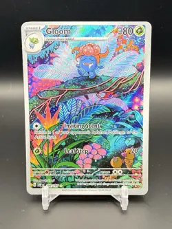 Pokemon Gloom Illustration Rare Holo SV03 Obsidian Flames 198/197 English - Image 1