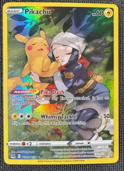 PIKACHU TG05/TG30 HOLO LOST ORIGIN TRAINER GALLERY POKEMON NM - Image 1