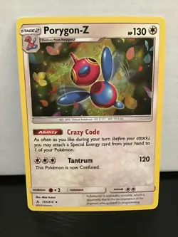 Porygon-Z Holo Rare Pokemon Unbroken Bonds 157/214 - Image 1