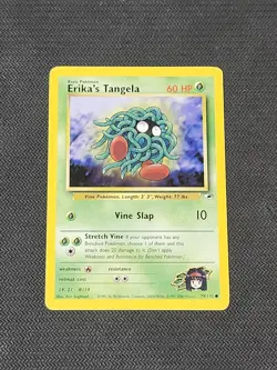Pokemon Gym Heroes "Erika's Tangela" 79/132 / Common / Lightly Played - Image 1
