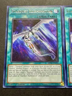 3x Stardust ILLumination | MP22-EN152 | Rares | NM | 1st Edition | YuGiOh! - Image 3