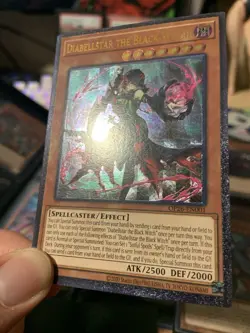 Yugioh Diabellstar The Black Witch OP26-EN001 Ultimate Rare Near Mint - Image 2