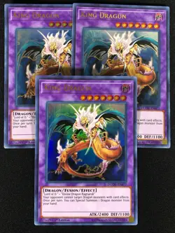 Yugioh King Dragun DUOV-EN077 1ST ULTRA x3 (NM) - Image 1
