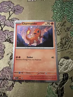 CHARMANDER Scarlet Violet 151 SVP 047 Black Star Promo Cosmos Pokemon Card EB324 - Image 1
