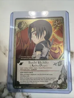 Itachi Uchiha (Anbu Days) FOIL Rare Card – Naruto CCG – Near Mint or Better - Image 1