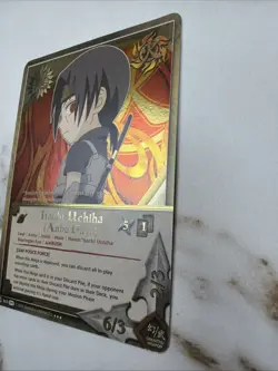 Itachi Uchiha (Anbu Days) FOIL Rare Card – Naruto CCG – Near Mint or Better - Image 3