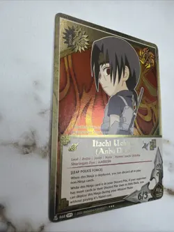 Itachi Uchiha (Anbu Days) FOIL Rare Card – Naruto CCG – Near Mint or Better - Image 4