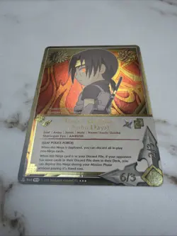 Itachi Uchiha (Anbu Days) FOIL Rare Card – Naruto CCG – Near Mint or Better - Image 5