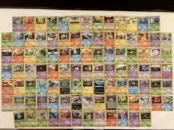 Pokemon Card Bulk Lot – 100 Common Cards- MP - Image 1