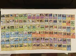 Pokemon Card Bulk Lot – 100 Uncommon/ Common Cards- MP - Image 1