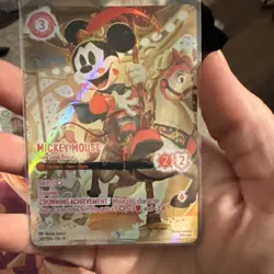 Disney Lorcana TCG Mickey Mouse-Brave Little Prince Foil Card 242/204 - Image 1