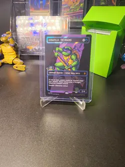 TMNT Donatello, the Brains MTG LOT Card #085 Pixel Art SF MINT Donnies Bo +Extra - Image 2