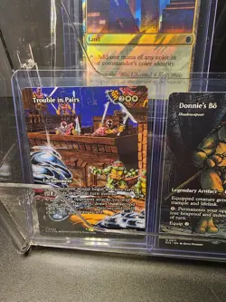 TMNT Donatello, the Brains MTG LOT Card #085 Pixel Art SF MINT Donnies Bo +Extra - Image 3