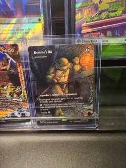 TMNT Donatello, the Brains MTG LOT Card #085 Pixel Art SF MINT Donnies Bo +Extra - Image 4