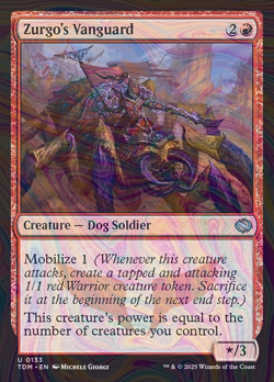 Foil Zurgo's Vanguard - Tarkir: Dragonstorm - 133 | MTG Card - Image 1