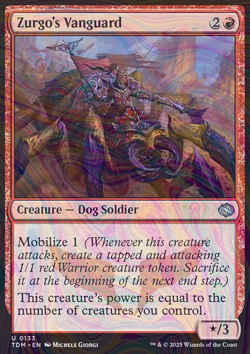 Foil Zurgo's Vanguard - Tarkir: Dragonstorm - 133 | MTG Card - Image 3