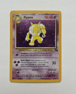 Pokemon TCG Hypno 8/62 1999 Vintage Holo Fossil Card - Image 1