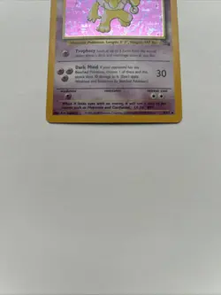 Pokemon TCG Hypno 8/62 1999 Vintage Holo Fossil Card - Image 5