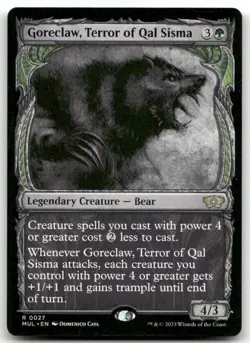 Goreclaw, Terror of Qal Sisma #27 (NM) March of the Machine MUL Magic MTG - Image 1