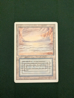 MTG Underground Sea Rare Dual Land MP Magic the Gathering - Image 1
