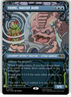 Krang, Master Mind (Showcase) 230 NM Foil MTG TMT Magic - Image 1