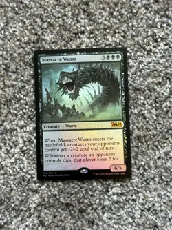 Magic: The Gathering Massacre Wurm Core Set 2021 Foil, Near Mint - Image 1