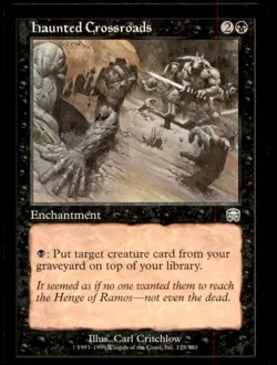 MTG Haunted Crossroads LP Light Play Mercadian Masques [2408] - Image 1