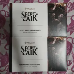 2x MTG Secret Lair Artist Series: Kieran Yanner Rainbow Foil Edition Sealed - Image 1