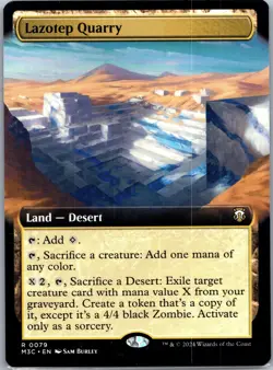 Magic The Gathering Lazotep Quarry (Extended Art) Commander: Modern Horizons 3 - Image 1