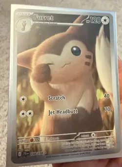 Pokemon SV09 Scarlet Violet Journey Together 168/159 Furret Illustration Rare NM - Image 2
