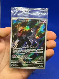 SEALED Pokemon Scarlet & Violet 151 UPC Mewtwo 052 Illustration Rare Promo NM - Image 2