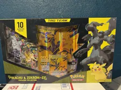 Pokemon Pikachu & Zekrom GX Tag Team Premium Collection GameStop EXCLUSIVE Box - Image 1