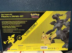 Pokemon Pikachu & Zekrom GX Tag Team Premium Collection GameStop EXCLUSIVE Box - Image 2