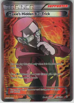 Pokemon TCG Maxie's Hidden Ball Trick (158 Full Art) XY - Primal Clash 158/160 - Image 1