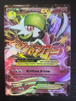 Pokemon M Gardevoir EX 106/160 XY Primal Clash Ultra Rare Holo 210 HP English - Image 1