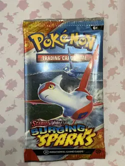 Pokemon TCG Scarlet and Violet Surging Sparks x1 Booster Pack Sealed Random Art - Image 3