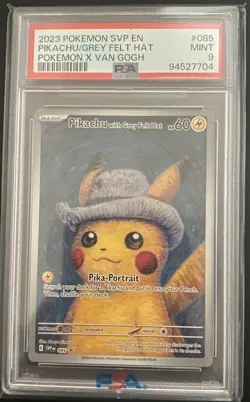 Pokemon x Van Gogh Museum: Pikachu with Grey Felt Hat Carte Promo - 290-85689 820650856891 - Image 1
