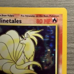 Pokemon TCG Ninetales Holo Rare Unlimited 12/102 Base Set LP - Image 4