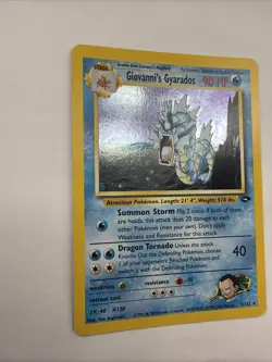 Pokemon TCG Giovanni's Gyarados Gym Challenge Holo - Image 2