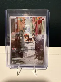Litleo 139/132 Me01: Mega Evolution Holo Pokemon Illustration Rare - Image 1