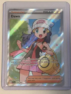 Pokemon Dawn 118/094 Me02: Phantasmal Flames Full Art Holo Trainer Ultra Rare NM - Image 1