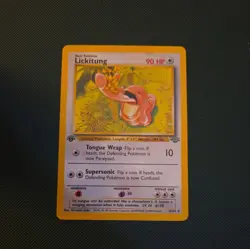 1999 Pokemon Jungle 1st Edition Lickitung 38/64 - Image 1