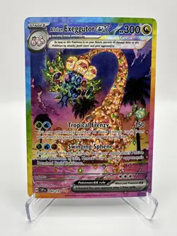 Alolan Exeggutor ex 242/191 Sv08: Surging Sparks Holo Pokemon NM - Image 1